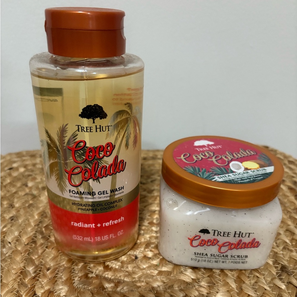 Coco Colada Foaming Gel Wash and Shea Sugar Scrub Set